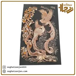 تابلو معرق مسی طرح دوستی تولید زنجان
