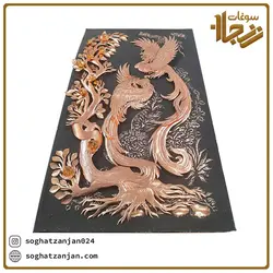 تابلو معرق مسی طرح دوستی تولید زنجان