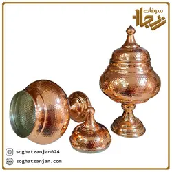 شکلات خوری مسی گنبدی ساخت زنجان