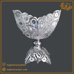 شکلات خوری ملیله کاری چهار گوش