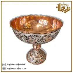 میوه خوری مسی متوسط نقره کوب در زنجان