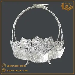 سبد شکلات خوری ملیله کاری در زنجان