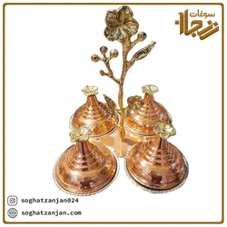 اردو خوری مسی درب دار چهارتایی در زنجان