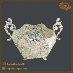 شکلات خوری ملیله کاری شش گوش