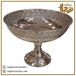جام میوه خوری مسی طرح گل رز
