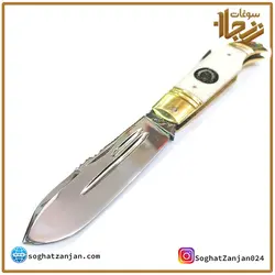 چاقوی دست ساز استاد حبیب (دسته استخوان)