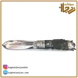 چاقوی زنجان دست ساز با ضامن برجسته مدل گنجشکی