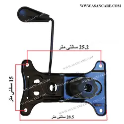 مکانیزم صندلی اداری تک اهرمه _ مکانیزم صندلی یک دسته