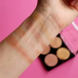 پالت چهار رنگ هایلایتر و برانزر رولوشن مدل Cheek Kit Fresh Prespective