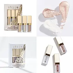 ست مینی سایه مایع فوق درخشان و گلیتر استیلا مدل 3D Dazzle