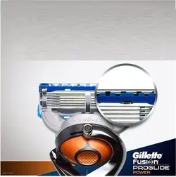 تیغ یدک ژیلت مدل فیوژن پروگلاید پاور Fusion Proglide Power 5 ‏بسته 4 عددی
