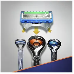 تیغ یدک ژیلت مدل فیوژن پروگلاید پاور Fusion Proglide Power 5 ‏بسته 4 عددی