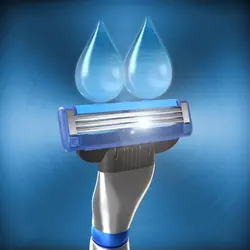 تیغ یدک ژیلت مدل مچ تری توربو Mach 3 Turbo 3D بسته 4 عددی