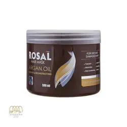 ماسک موی روغن آرگان براق کننده و مغذی (بدون سولفات) روزال - آپادانا شاپ