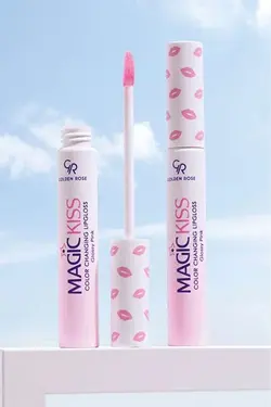 رژ لب مایع حرارتی Magic Kiss گلدن رز حجم 10ml - آپادانا شاپ