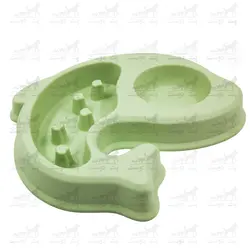 ظرف دو قلو آرام خور طرح دلفین