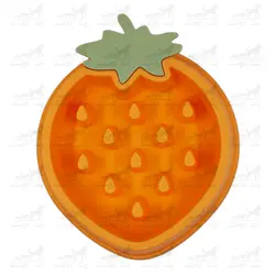 ظرف آرام خور سگ و گربه طرح توت فرنگی