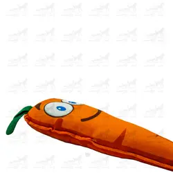 عروسک با الیاف گیاهی طرح هویج پت مارک