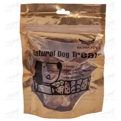 تشویقی طبیعی سگ حلقوم گاو برند بوبو پت وزن 60 گرم