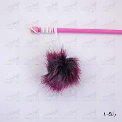اسباب بازی میله ای گربه مدل قندک پوم پوم