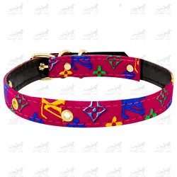 ست قلاده گردنی و لیش طرح LV