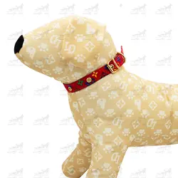 ست قلاده گردنی و لیش طرح LV