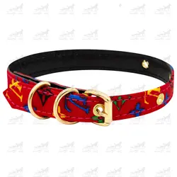 ست قلاده گردنی و لیش طرح LV