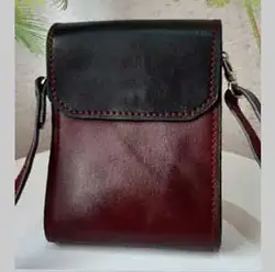 کیف پاسپورتی چرم طبیعی دست دوز