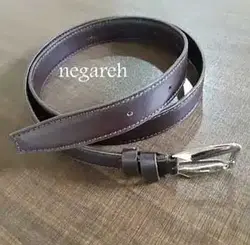 کمربند چرمی مردانه سه لایه دست دوز