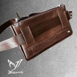 کیف کمری و دستی مردانه چرم طبیعی دست دوز