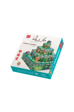 مار و پله سه بعدی (طرح جنگل)