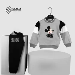 بلوز شلوار مشکی-میکی موس