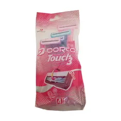 خودتراش زنانه مدل Touch3 دورکو بسته 4 عددی