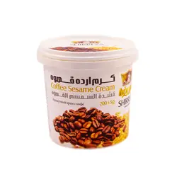 کرم ارده قهوه شیررضا مقدار ۱۸۵ گرم