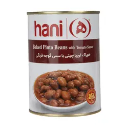 خوراک لوبیا چیتی با سس گوجه فرنگی هانی - 380 گرم