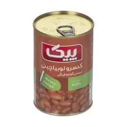 کنسرو لوبیا چیتی با سس گوجه پیک - 420 گرم
