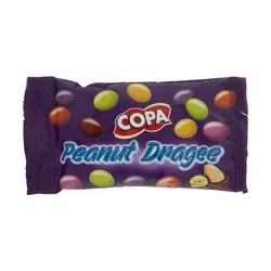 دراژه کاکائویی با مغز بادام زمینی کوپا - 35 گرم
