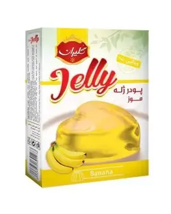 پودر ژله موزی جعبه مقوایی 100 گرمی گلیران