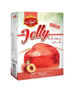 پودر ژله هلو جعبه مقوایی 100 گرمی گلیران