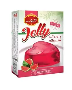 پودر ژله هندوانه جعبه مقوایی 100 گرمی گلیران