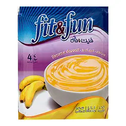 پودر دسر موز فیت و فان 110 گرمی