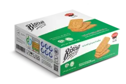 بیسکویت پذیرایی آرد جو ۷۰۰ گرمی فرخنده با تزئین کنجد و شوید