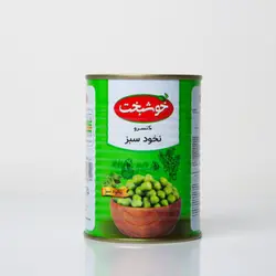 کنسرو نخود سبز خوشبخت - 380 گرم