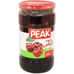 پیک کمپوت گیلاس ممتاز شیشه 680گرم