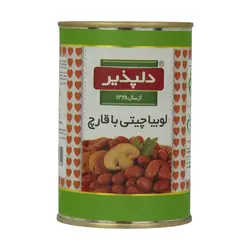 کنسرو لوبیا با قارچ دلپذیر - 420 گرم