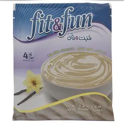 دسر وانیلی فیت و فان مقدار 110 گرم