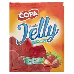 پودر ژله توت فرنگی کوپا مقدار 100 گرم