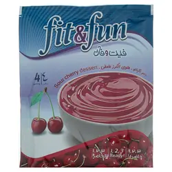 دسر آلبالو فیت و فان مقدار 110 گرم