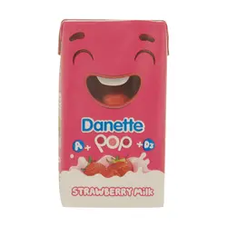 شیر توت فرنگی دنت - 125 گرم