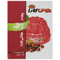 پودر ژله آلبالو هاتی کارا مقدار 100 گرم